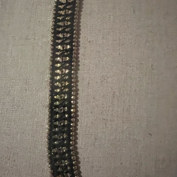 Stella & Dot Goldtone Beaded and Black Braided Brackelet Retired - Picture 5 of 9